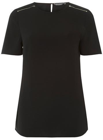 Dorothy Perkins *tall Black Plain Soft Top