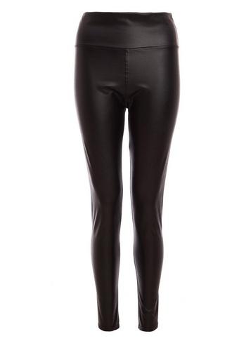*quiz Black Faux Leather Leggings