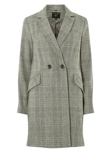 Dorothy Perkins Multi Colour Check Coat
