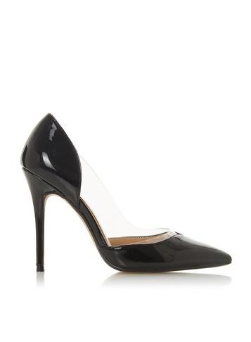 *head Over Heels By Dune Black Cecil Ladies High Heel Shoes