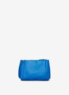 Dorothy Perkins Blue Pouch Zip Top Clutch Bag