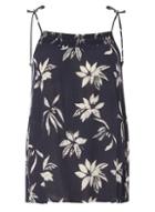 Dorothy Perkins *vero Moda Navy Floral Camisole Top