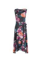 Dorothy Perkins *billie & Blossom Black Floral Print Midi Dress