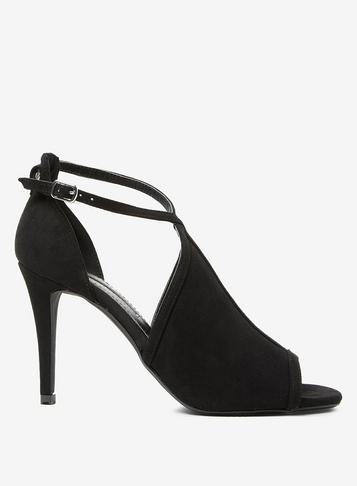 Dorothy Perkins Black 'briana' Coverage Sandals