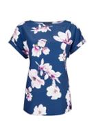 Dorothy Perkins Navy Photographic Floral Print T-shirt