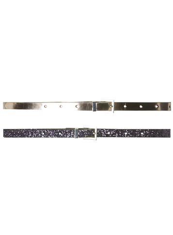 Dorothy Perkins Navy Chunky Glitter Belt