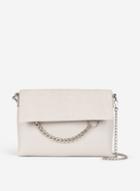 Dorothy Perkins Grey Chain Ring Clutch Bag