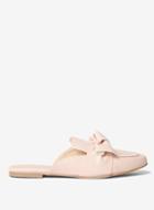 Dorothy Perkins Wide Fit Nude 'lux' Mules