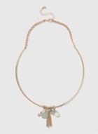 Dorothy Perkins Bar And Cluster Necklace
