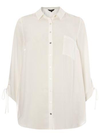 Dorothy Perkins Dp Curve Cream Shirt