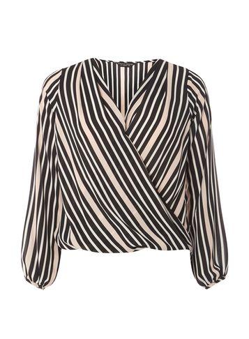 Dorothy Perkins Blush Striped Wrap Top