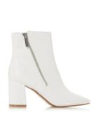 Dorothy Perkins *head Over Heels By Dune White 'olla' Ankle Boots