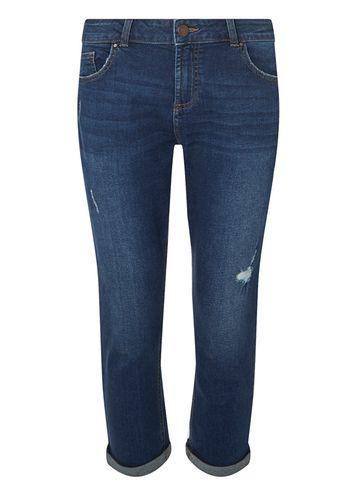 Dorothy Perkins Petite Indigo Corey Cropped Jeans