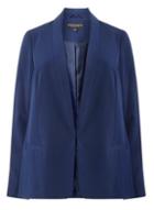 Dorothy Perkins *dp Curve Navy Notch Sleeve Blazer