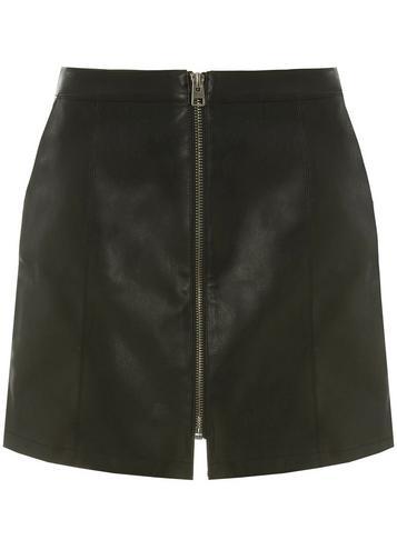 Dorothy Perkins *black Faux Leather Skirt