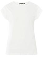 Dorothy Perkins Ivory Roll Sleeve T-shirt
