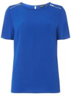 Dorothy Perkins Cobalt Zipped Blouse