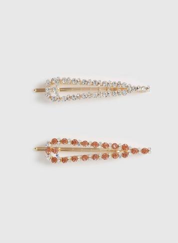 Dorothy Perkins Multicoloured Stones Hair Slide Multipack