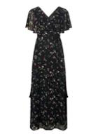 Dorothy Perkins Ditsy Cape Sleeve Maxi