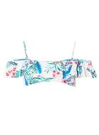 Dorothy Perkins *dp Beach Ivory Tropical Print Bardot Top