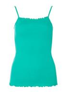 Dorothy Perkins Green Ruffle Trim Camisole Top