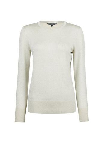 Dorothy Perkins Gold Crew Neck Jumper