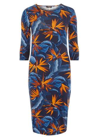 Dorothy Perkins Navy Blue Midi Dress