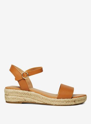 Dorothy Perkins Tan Riana Wedge Sandals
