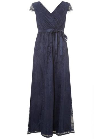 *showcase Petite Navy 'isla' Maxi Dress