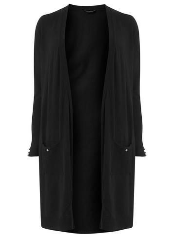 Dorothy Perkins *dp Curve Black Button Cardigan