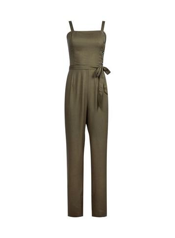 Dorothy Perkins Khaki Button Jumpsuit