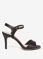 Dorothy Perkins *showcase Black 'senorita' Satin Sandals