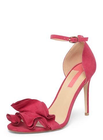 Dorothy Perkins Fuschia 'sway' Ruffle Sandals