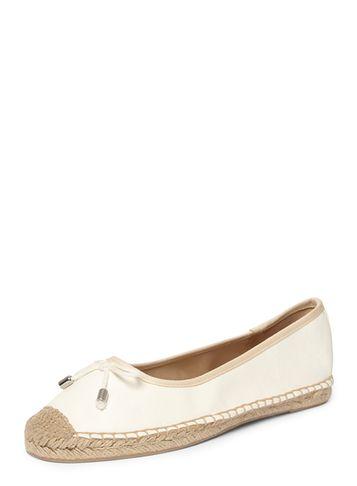 Dorothy Perkins White 'curl' Espadrille Ballerina Pumps