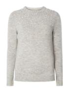 Dorothy Perkins Grey Marl Pearl Yoke Jumper