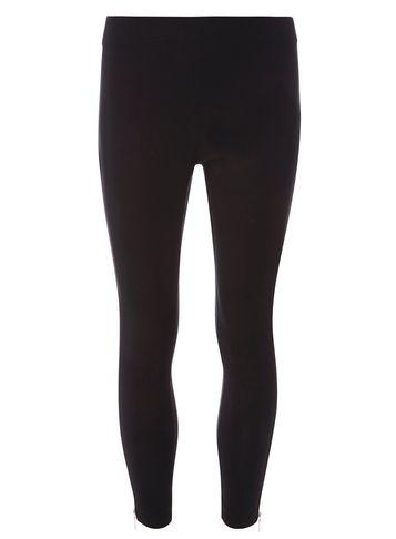 Dorothy Perkins Black Zip Bengaline Trousers