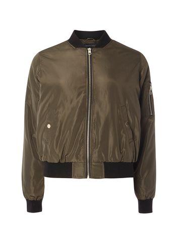 Dorothy Perkins Khaki Ma1 Bomber Jacket