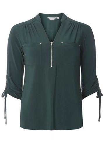 Dorothy Perkins Petite Vine Green Jersey Shirt