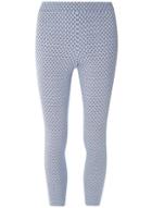 Dorothy Perkins *tall Blue Tile Print Crop Bengaline Trousers