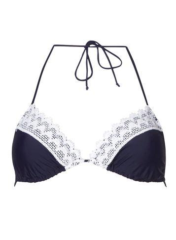 Dorothy Perkins *navy Lace Bikini Top