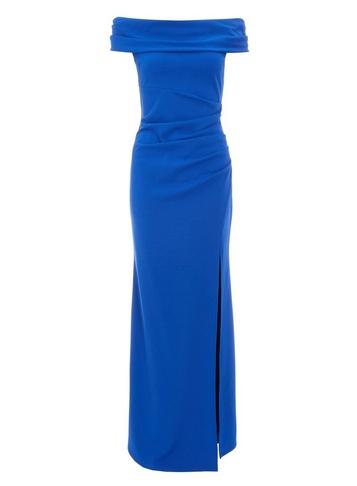 *quiz Blue Bardot Fishtail Dress