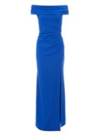 *quiz Blue Bardot Fishtail Dress