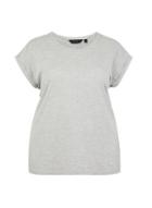 Dorothy Perkins *dp Curve Grey Roll Sleeve T-shirt