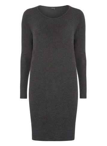 Dorothy Perkins *vila Black Long Sleeve Knitted Dress