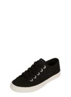 Dorothy Perkins *london Rebel Black Lace Trainers