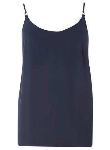 Dorothy Perkins Navy Trim Detailed Camisole Top