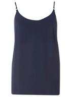 Dorothy Perkins Navy Trim Detailed Camisole Top