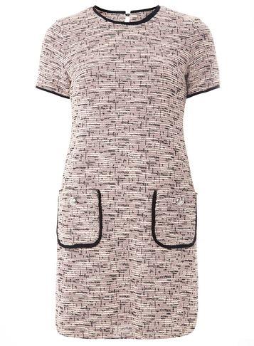 Dorothy Perkins Pink Checked Shift Dress