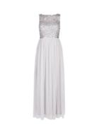 *showcase Petite Dove Grey 'harper' Maxi Dress