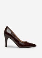 Dorothy Perkins Wide Fit Burgundy 'drake' Court Shoes